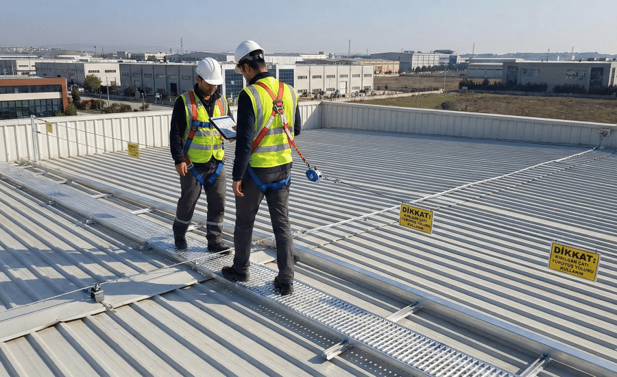 Sandviç Panel Çatı Üzerinde Güvenli Çalışma Rehberi